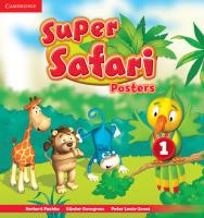 Super Safari 1 Posters. Autor: Puchta Herbert, Gerngross Günter, Lewis-Jones Peter. SmakLiter.pl Okładka książki Super Safari 1 Posters