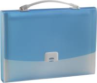 Opakowanie Teczka z rączką Harmonijka A4 Focus niebieska