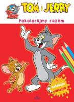 Okładka książki Tom i Jerry. Pokolorujmy razem