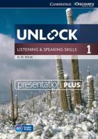 Unlock 1 Listening and Speaking Skills Presentation plus DVD. Autor: White N.M.. SmakLiter.pl Okładka książki Unlock 1 Listening and Speaking Skills Presentation plus DVD
