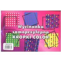 Opakowanie Wycinanka samoprzylepna A4 Kropki Color