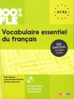Okładka książki 100% FLE Vocabulaire essentiel du français A1-A2 + CD