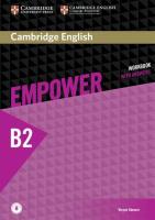 Cambridge English Empower Upper Intermediate Workbook with answers. Autor: Rimmer Wayne. SmakLiter.pl Okładka książki Cambridge English Empower Upper Intermediate Workbook with answers