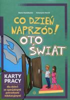 Co dzień naprzód! Oto świat. Autor: Kozak Katarzyna, Maria Dawidowicz. SmakLiter.pl Okładka książki Co dzień naprzód! Oto świat