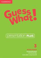 Guess What! 3 Presentation Plus DVD. Autor: Reed Susannah, Bentley Kay. SmakLiter.pl Okładka książki Guess What! 3 Presentation Plus DVD
