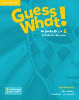 Guess What! 6 Activity Book with Online Resources. Autor: Susan Rivers. SmakLiter.pl Okładka książki Guess What! 6 Activity Book with Online Resources