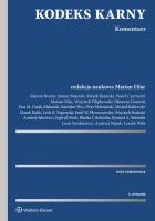 Kodeks karny Komentarz. Autor: Marian Filar (red.). SmakLiter.pl Okładka książki Kodeks karny Komentarz