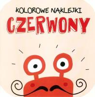 Okładka książki Kolorowe naklejki - Czerwony