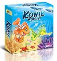 Konik Morski Gra planszowa. Autor: 'JAWA'Wyszkowski Bartłomiej. SmakLiter.pl Okładka książki Konik Morski Gra planszowa