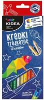Kredki trójkątne12 kolorów DERFORM. Wydawca: Derform. SmakLiter.pl Opakowanie Kredki trójkątne12 kolorów DERFORM