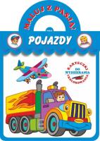 Maluj z Pasją Pojazdy. Autor: Il. Mariola Budek. SmakLiter.pl Okładka książki Maluj z Pasją Pojazdy