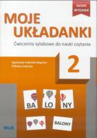 Moje układanki 2 Ćwicz. sylabowe do n. czytania NW. Autor: Agnieszka Fabisiak- Majcher, Elżbieta Ławczys. SmakLiter.pl Okładka książki Moje układanki 2 Ćwicz. sylabowe do n. czytania NW