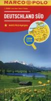 Niemcy Południe Mapa drogowa Marco Polo 1:800 000. Autor: Opracowanie zbiorowe. SmakLiter.pl Okładka książki Niemcy Południe Mapa drogowa Marco Polo 1:800 000