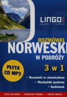 Norweski w podróży Rozmówki 3 w 1 + CD. Autor: Izabela Krepsztul. SmakLiter.pl Okładka książki Norweski w podróży Rozmówki 3 w 1 + CD