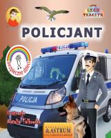 Okładka książki Policjant poznajemy zawody + CD