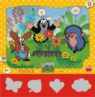 Puzzle 12 Krecik ogrodnik DINO. Wydawca: Dino Toys. SmakLiter.pl Opakowanie Puzzle 12 Krecik ogrodnik DINO