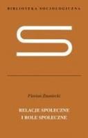 Okładka książki Relacje społeczne i role społeczne TW