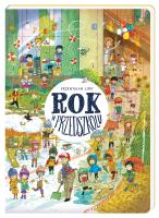 Rok w przedszkolu. Autor: Przemysław Liput (ilustr.). SmakLiter.pl Okładka książki Rok w przedszkolu