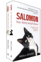 Salomon Kot który leczył dusze / Córka kota Salomona. Autor: Jeffries Sheila. SmakLiter.pl Okładka książki Salomon Kot który leczył dusze / Córka kota Salomona