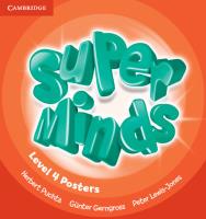 Super Minds Level 4 Posters. Autor: Puchta Herbert, Gerngross Günter. SmakLiter.pl Okładka książki Super Minds Level 4 Posters