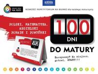 100 dni do matury. Polski, matematyka, angielski... Autor: RYSZARD POPIOŁEK. SmakLiter.pl Okładka książki 100 dni do matury. Polski, matematyka, angielski..