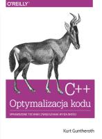 C++ Optymalizacja kodu. Autor: Guntheroth Kurt. SmakLiter.pl Okładka książki C++ Optymalizacja kodu