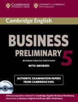 Opakowanie Cambridge English Business 5 Preliminary Self-study Pack Student's Book with Answers and Audio CD