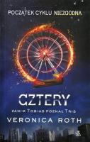 Cztery. Autor: Roth Veronica. SmakLiter.pl Okładka książki Cztery