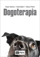 Dogoterapia. Autor: Sipowicz Kasper, Pietras Tadeusz, Najbert Edyta. SmakLiter.pl Okładka książki Dogoterapia
