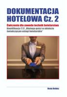 Dokumentacja hotelowa cz.2. Autor: Beata Bodusz. SmakLiter.pl Okładka książki Dokumentacja hotelowa cz.2