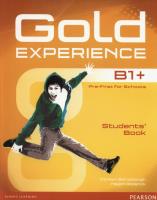 Gold Experience B1+ Students Book + DVD. Autor: Barraclough Carolyn, Megan Roderick. SmakLiter.pl Okładka książki Gold Experience B1+ Students Book + DVD