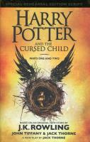 Harry Potter and the Cursed Child. Autor: Tiffany John, Thorne Jack. SmakLiter.pl Okładka książki Harry Potter and the Cursed Child