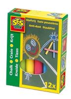 Kreda kolorowa niepyląca 12 kolorów. Wydawca: SES NL. SmakLiter.pl Opakowanie Kreda kolorowa niepyląca 12 kolorów