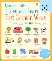 Opakowanie Listen and Learn First German Words