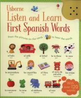 Opakowanie Listen and Learn First Spanish Words