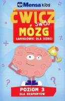 Mensa Kids. Ćwicz swój mózg. Łamigłówki 3. Autor: Robert G. Allen, Harold Gale, Carolyn Skitt. SmakLiter.pl Okładka książki Mensa Kids. Ćwicz swój mózg. Łamigłówki 3