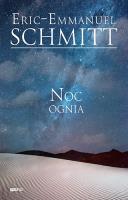 Noc ognia. Autor: Eric-Emmanuel Schmitt. SmakLiter.pl Okładka książki Noc ognia