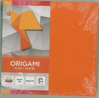 Opakowanie Origami 10x10cm Fluo+Pastele x 100K