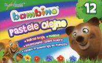 Pastele olejne Bambino 12 kolorów. Wydawca: St. Majewski. SmakLiter.pl Opakowanie Pastele olejne Bambino 12 kolorów
