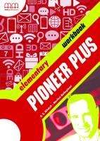 Okładka książki Pioneer Plus Elementary Workbook