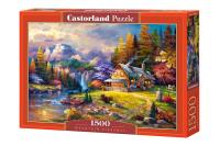 Opakowanie Puzzle 1500 Schronisko górskie CASTOR