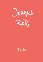 Tarabas. Autor: Roth Joseph. SmakLiter.pl Okładka książki Tarabas