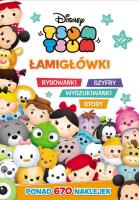 Okładka książki Tsum Tsum Łamigłówki rysowanki szyfry wyszukiwanki stosy