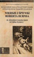 Okładka książki Wiersze i śpiywki Roberta Burnsa