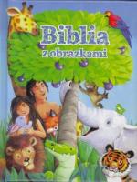 Biblia z obrazkami- niebieska. Autor: Charlotte Thoroe, Gill Gile. SmakLiter.pl Okładka książki Biblia z obrazkami- niebieska