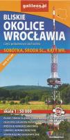 Okładka książki Bliskie okolice Wrocławia część południowo-zachodnia, 1:50 000
