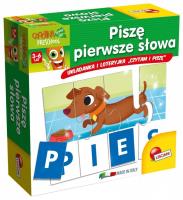 Opakowanie Carotina. Piszę pierwsze słowa.