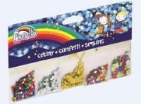 Confetti cekiny FIORELLO. Wydawca: Fiorello. SmakLiter.pl Opakowanie Confetti cekiny FIORELLO