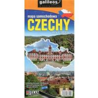 Czechy mapa 1:500 000. Autor: Opracowanie zbiorowe. SmakLiter.pl Okładka książki Czechy mapa 1:500 000