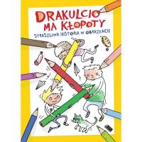 Drakulcio ma kłopoty Straszliwa historia w obrazkach. Autor: magdalena Pinkwart, Pinkwart Sergiusz. SmakLiter.pl Okładka książki Drakulcio ma kłopoty Straszliwa historia w obrazkach